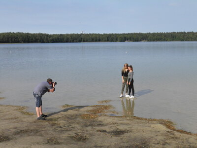 Przystanek nad jeziorem Świteź na Nowogródczyźnie. Fot. IPN