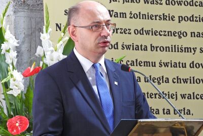 Ceremonia pogrzebowa obrońców Modlina poległych we wrześniu 1939 roku – Modlin, 14 września 2019