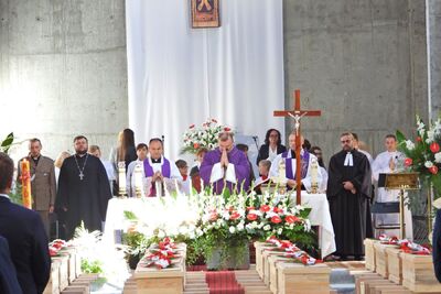 Ceremonia pogrzebowa obrońców Modlina poległych we wrześniu 1939 roku – Modlin, 14 września 2019