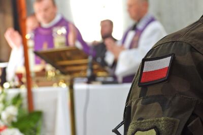 Ceremonia pogrzebowa obrońców Modlina poległych we wrześniu 1939 roku – Modlin, 14 września 2019