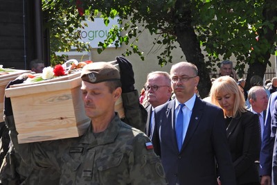 Ceremonia pogrzebowa obrońców Modlina poległych we wrześniu 1939 roku – Modlin, 14 września 2019