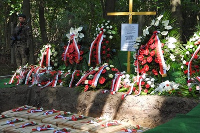Ceremonia pogrzebowa obrońców Modlina poległych we wrześniu 1939 roku – Modlin, 14 września 2019