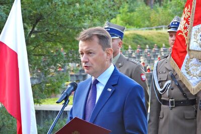 Uroczystość upamiętniająca ofiary egzekucji w Puszczy Kampinoskiej – Palmiry, 14 września 2019. Fot. Mateusz Niegowski (IPN)