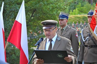 Uroczystość upamiętniająca ofiary egzekucji w Puszczy Kampinoskiej – Palmiry, 14 września 2019. Fot. Mateusz Niegowski (IPN)