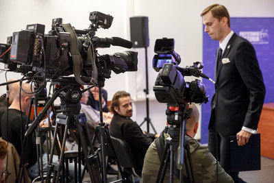 Prezentacja materiałów edukacyjnych IPN na temat II wojny światowej na rok szkolny 2019/2020 - Warszawa, 17 września 2019 r. Fot. Sławek Kasper (IPN)