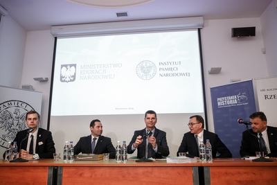 Prezentacja materiałów edukacyjnych IPN na temat II wojny światowej na rok szkolny 2019/2020 - Warszawa, 17 września 2019 r. Fot. Sławek Kasper (IPN)