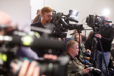 Prezentacja materiałów edukacyjnych IPN na temat II wojny światowej na rok szkolny 2019/2020 - Warszawa, 17 września 2019 r. Fot. Sławek Kasper (IPN)