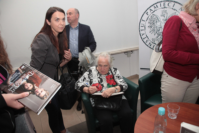 Prezentacja książki Anny Herbich „Dziewczyny Sprawiedliwe” – Warszawa, 16 września 2019. Fot. Piotr Życieński (IPN)