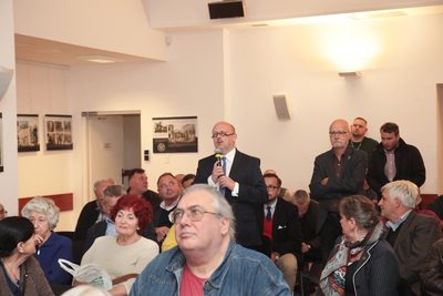 Promocja książki Justyny Błażejowskiej „Ta historia wciąż trwa. Wspomnienia Jana Olszewskiego” – Warszawa, 18 września 2019. Fot. Piotr Życieński (IPN)