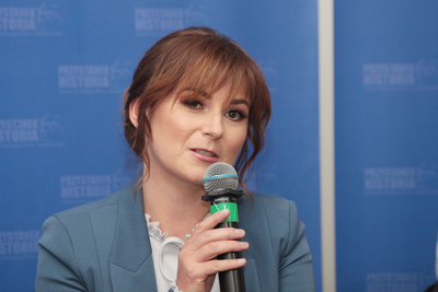 Promocja książki Justyny Błażejowskiej „Ta historia wciąż trwa. Wspomnienia Jana Olszewskiego” – Warszawa, 18 września 2019. Fot. Piotr Życieński (IPN)