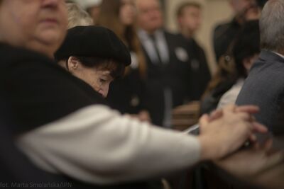 Uroczystości pogrzebowe ofiar zbrodni komunistycznych odnalezionych na „Łączce” – Katedra Polowa WP w Warszawie, 22 września 2019. Fot. Marta Smolańska (BPiI IPN)