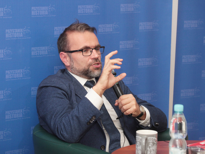 O skutkach II wojny światowej dla Polski mówił dr Jacek Bartosiak. Fot. Piotr Życieński (IPN)