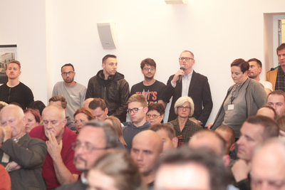 O skutkach II wojny światowej dla Polski mówił dr Jacek Bartosiak. Fot. Piotr Życieński (IPN)