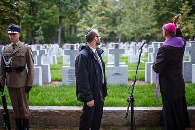 Poświęcenie kwatery wojennej żołnierzy Wojska Polskiego – Warszawa, 24 września 2019. Fot. Sławek Kasper (IPN)