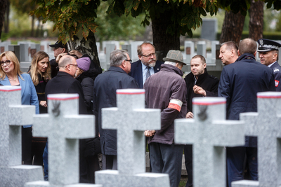 Poświęcenie kwatery wojennej żołnierzy Wojska Polskiego – Warszawa, 24 września 2019. Fot. Sławek Kasper (IPN)
