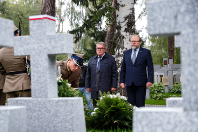 Poświęcenie kwatery wojennej żołnierzy Wojska Polskiego – Warszawa, 24 września 2019. Fot. Sławek Kasper (IPN)