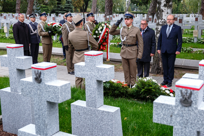 Poświęcenie kwatery wojennej żołnierzy Wojska Polskiego – Warszawa, 24 września 2019. Fot. Sławek Kasper (IPN)