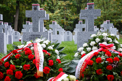 Poświęcenie kwatery wojennej żołnierzy Wojska Polskiego – Warszawa, 24 września 2019. Fot. Sławek Kasper (IPN)