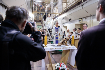 Msza św. w 66. rocznicę aresztowania abp. Antoniego Baraniaka – Warszawa, 26 września 2019. Fot. Sławek Kasper (IPN)