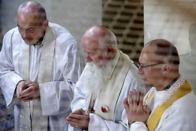 Msza św. w 66. rocznicę aresztowania abp. Antoniego Baraniaka – Warszawa, 26 września 2019. Fot. Sławek Kasper (IPN)