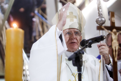 Msza św. w 66. rocznicę aresztowania abp. Antoniego Baraniaka – Warszawa, 26 września 2019. Fot. Sławek Kasper (IPN)