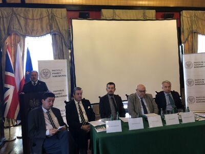 Konferencję o relacjach polsko-brytyjskich otwiera Ambasador RP w Londynie Arkady Rzegocki – Londyn, 27 września 2019