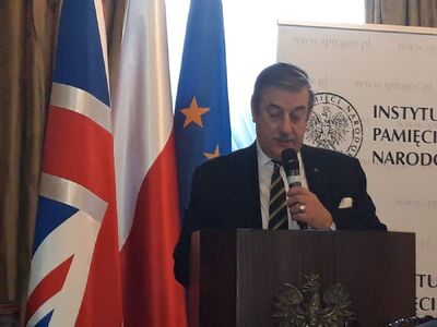Wystąpienie dr. hab. Andrzeja Suchcitza z Instytutu Polskiego i Muzeum im. gen. Sikorskiego w Londynie