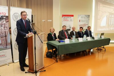 Konferencja naukowa „Fort III Pomiechówek – przywracanie pamięci o ofiarach niemieckiego terroru" – Pomiechówek 28 września 2019. Fot. Marlena Dziedzic-Nawrocka