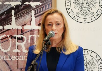 Konferencja naukowa „Fort III Pomiechówek – przywracanie pamięci o ofiarach niemieckiego terroru" – Pomiechówek 28 września 2019. Fot. Marlena Dziedzic-Nawrocka