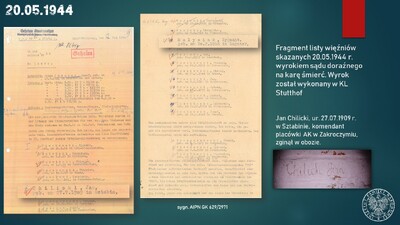 Dokumenty z zasobu Archiwum Instytutu Pamięci Narodowej