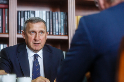 Ambasador Ukrainy w Polsce dr Andrij Deszczyca – 1 października 2019. Fot. Sławek Kasper (IPN)