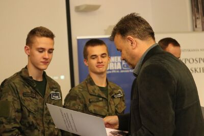 „W służbie historii”. Wielki Finał konkursu dla klas mundurowych – 1 października 2019. Fot. Aleksandra Wierzchowska (IPN)