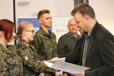 „W służbie historii”. Wielki Finał konkursu dla klas mundurowych – 1 października 2019. Fot. Aleksandra Wierzchowska (IPN)