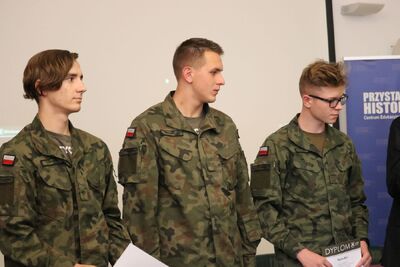 „W służbie historii”. Wielki Finał konkursu dla klas mundurowych – 1 października 2019. Fot. Aleksandra Wierzchowska (IPN)