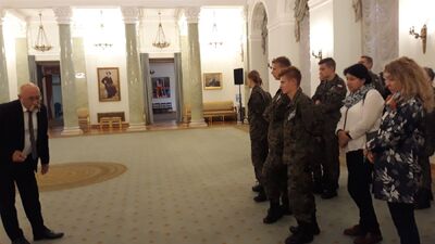 Zwiedzanie Pałacu Prezydenckiego – 1 października 2019. Fot. Aneta Mintzberg (IPN)