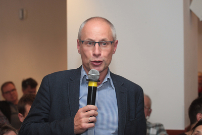 Rozmowa o biografii mówionej prof. Andrzeja Paczkowskiego oraz jego dzienniku czasu wojennego – Warszawa, 1 października 2019. Fot. Piotr Życieński (IPN)