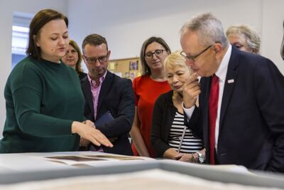 Delegacja Związku Sokolstwa Polskiego w Ameryce z wizytą w Archiwum IPN – 2 października 2019