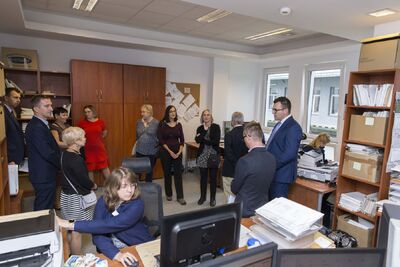 Delegacja Związku Sokolstwa Polskiego w Ameryce z wizytą w Archiwum IPN – 2 października 2019