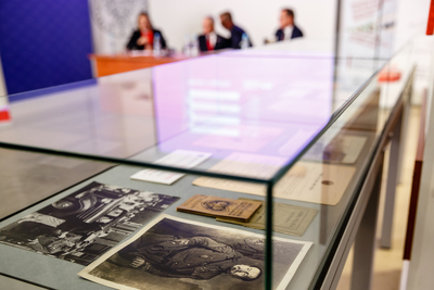 Nieznane dokumenty w zbiorach Archiwum IPN – konferencja prasowa o współpracy zagranicznej IPN w zakresie gromadzenia dokumentów, 2 października 2019. Fot. Sławek Kasper (IPN)