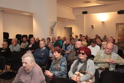 Dyskusja wokół książki Tomasza Kozłowskiego „Koniec imperium MSW. Transformacja organów bezpieczeństwa państwa 1989–1990” – Warszawa, 2.10.2019. Fot. Piotr Życieński (IPN)