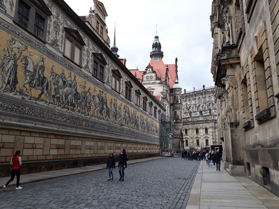 Pierwszy dzień wyjazdu edukacyjnego laureatów konkursu „Żołnierze w służbie historii” – Drezno, 2 października 2019. Fot. Mateusz Marek (IPN)