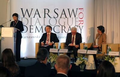 Warszawski Dialog na rzecz Demokracji – 3 października 2019. Fot. Anna Boguniecka (IPN)