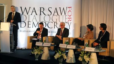 Warszawski Dialog na rzecz Demokracji – 3 października 2019. Fot. Anna Boguniecka (IPN)