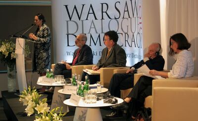 Warszawski Dialog na rzecz Demokracji – 3 października 2019. Fot. Anna Boguniecka (IPN)