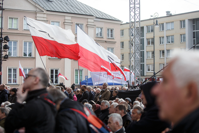 Ostatnie pożegnanie Kornela Morawieckiego – Warszawa, 5 października 2019. Fot. Sławek Kasper (IPN)