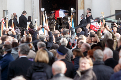 Ostatnie pożegnanie Kornela Morawieckiego – Warszawa, 5 października 2019. Fot. Sławek Kasper (IPN)