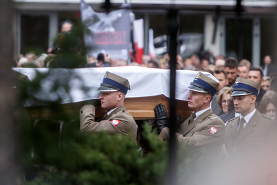 Ostatnie pożegnanie Kornela Morawieckiego – Warszawa, 5 października 2019. Fot. Sławek Kasper (IPN)