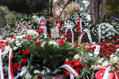 Ostatnie pożegnanie Kornela Morawieckiego – Warszawa, 5 października 2019. Fot. Sławek Kasper (IPN)