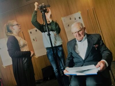 Warsztaty filmowe dla laureatów konkursu „Niezwyciężeni 1918. Ofiary totalitaryzmów” – 3–7 października 1019. Fot. Konrad Starczewski (IPN)