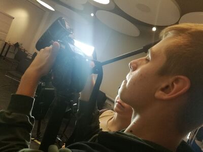 Warsztaty filmowe dla laureatów konkursu „Niezwyciężeni 1918. Ofiary totalitaryzmów” – 3–7 października 1019. Fot. Konrad Starczewski (IPN)